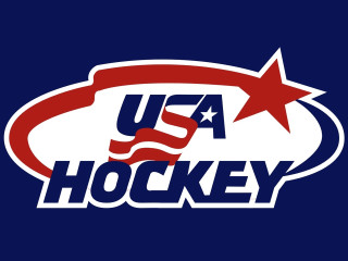 Usa hockey logo blue background - a red star free wallpaper