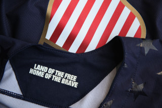 Patriotic shirt american flag label - brave free wallpaper