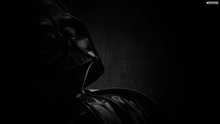 Darth vader helmet dark room - a darth vader helmet free wallpaper