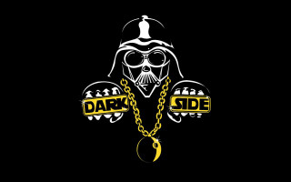 Dark side logo chain skull - the neck free wallpaper