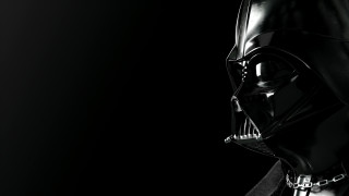 Darth vader helmet black white - a darth vader helmet free wallpaper