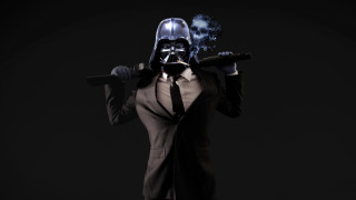 Woman suit tie cigarette darth 2 - dark art free wallpaper
