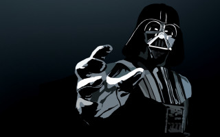 Darthvader hand outline starwars shockart - war free wallpaper for desktop