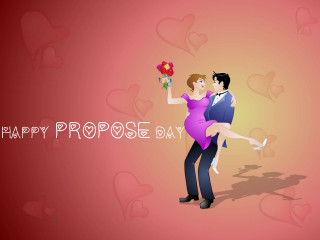 Man holding woman flower happy - processed free wallpaper for desktop