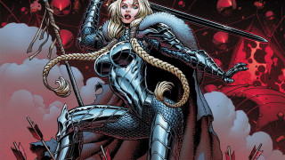 Woman black white outfit holding 2 - outfit holding free wallpaper