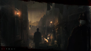 Man hat coat dark alley - grim free wallpaper for desktop