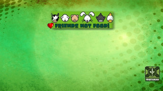 Green background dogs red heart - plain background free wallpaper