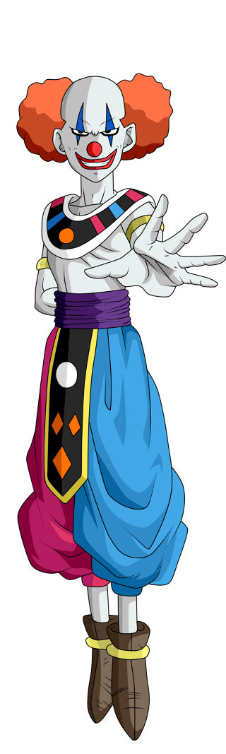 Cartoon clown wig mask character - an ambient occlusion free wallpaper for mobile