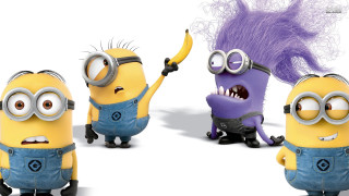 Minions purple hair purple hairstyle - a banana free wallpaper