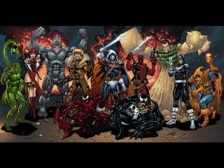 Costume party demon fire background - marvel comic free wallpaper
