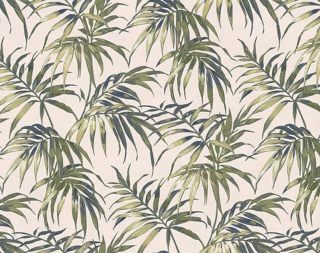 Green leaves white background blue - a blue stripe free wallpaper