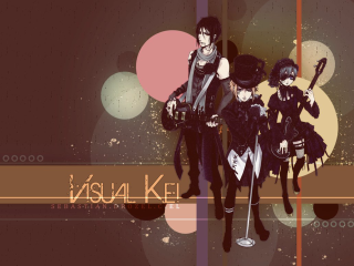 Bauhaus group wall night sky - circle free wallpaper