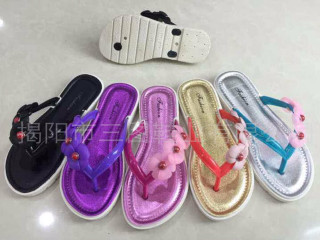 Colored sandals with flowers white - product photo free wallpaper