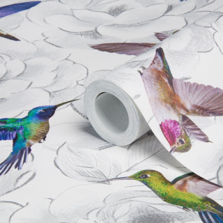Hummingbird flowers wallpaper tape roll - the wall next free wallpaper