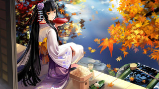 Woman sitting ledge bowl food - a bowl of food free wallpaper for desktop