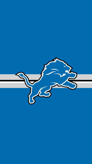 Detroit lions logo blue background 3 - elite free wallpaper for mobile