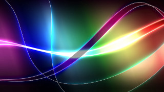 Colorful background lines curves design - neon color free wallpaper