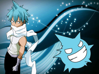 Cartoon character blue hair white 3 - anime free wallpaper