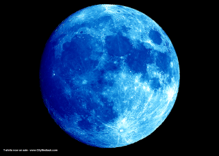 Blue moon black background night - full moon free wallpaper