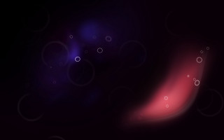 Dark background water bubbles image - galaxy free wallpaper
