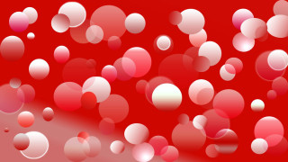 Red background bubbles colorful air - a white line in the middle free wallpaper