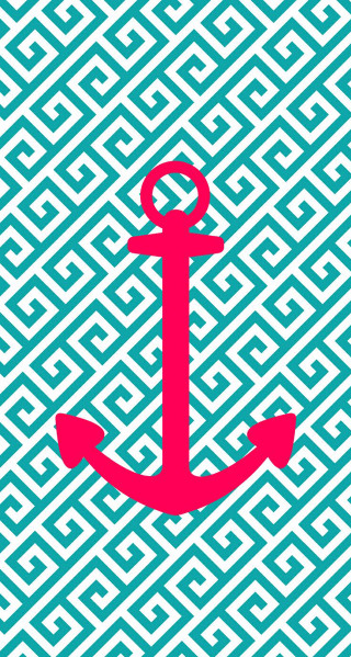 Anchor blue white maze pattern - a.d.m. cooper free wallpaper for mobile