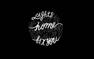 Black white quote lights darkness - daylight free wallpaper