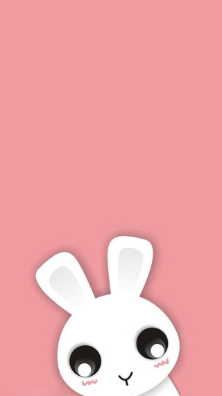 White rabbit black eyes pink 2 - black eye free wallpaper for mobile