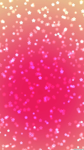 Pink white background stars circle - the middle of it free wallpaper for mobile