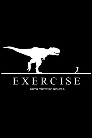 Black white logo dinosaur exercise - a cartoon free wallpaper for mobile