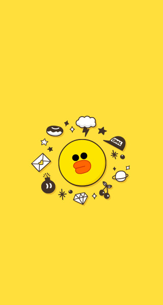 Yellow background smiley face icons - free stars wallpaper