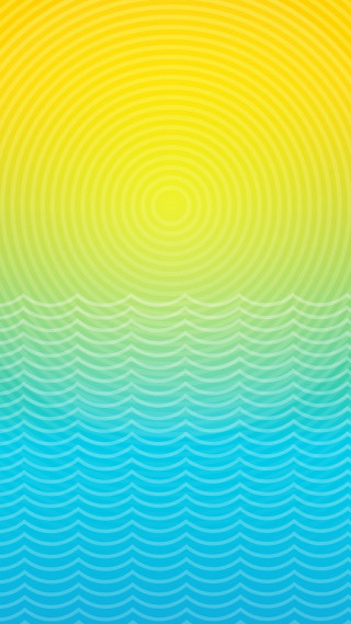 Rainbow colored background waves circles - free textures wallpaper