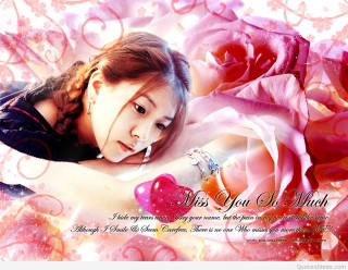Girl heart rose message arm - cheng shifa free wallpaper