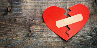 Broken heart band aid wooden - a broken heart free wallpaper