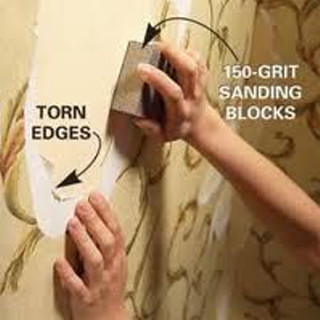 Removing torn wallpaper tape sanding - derek chittock free wallpaper for tablet