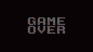 Game over pixel art black - ai weiwei free wallpaper