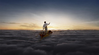Man boat sea clouds sunset - david gilmour blythe free wallpaper