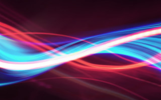 Blurry blue red wave black - wave free wallpaper