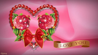 Heart shaped object ribbon bow - charles mcauley free wallpaper
