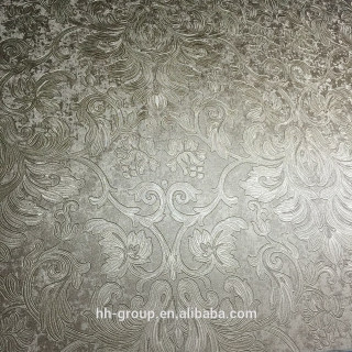 Metallic floral wallpaper white silver - metallic free wallpaper