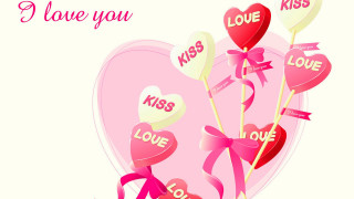 Valentines day card heart lollipops 3 - a valentines day card free wallpaper