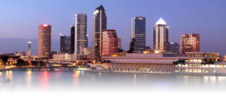 City skyline river night lights 11 - building free wallpaper