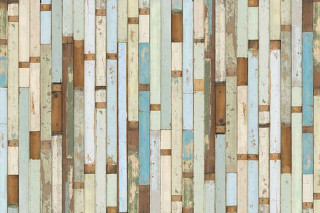 Wooden wall blue brown stripes - stripe pattern free wallpaper