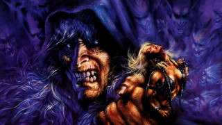 Man demon face chest sword - alex horley free wallpaper