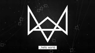 Black white photo geometric logo - a geometric design free wallpaper