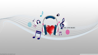 Music note headphones musical notes - musical note free wallpaper