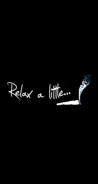 Cigarette relax a little white - white ink free wallpaper