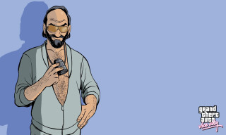 Man beard glasses cellphone serious - graphic novel free wallpaper