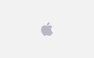 Apple logo white gray background - an apple logo free wallpaper