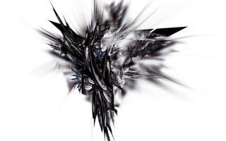 Black white cross blurry effect - angular free wallpaper